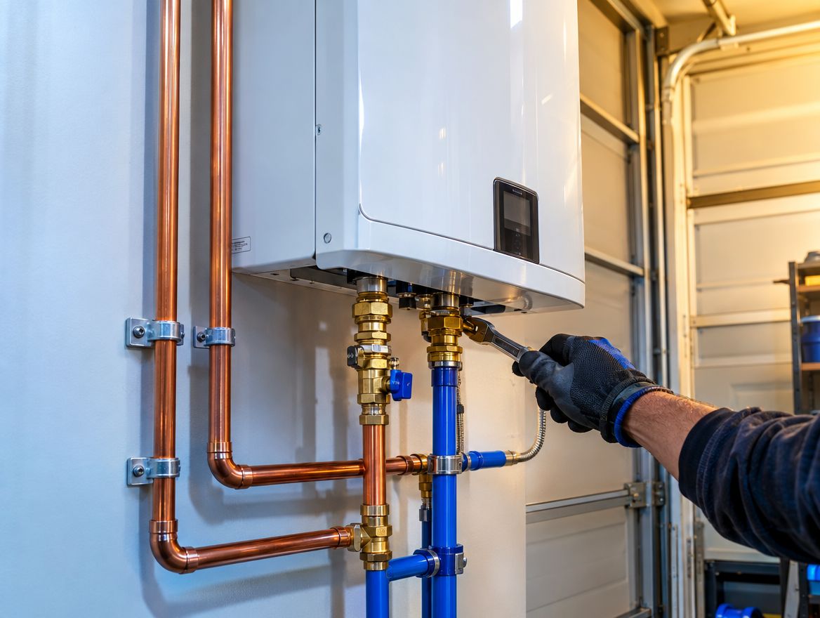 New tankless water heater
