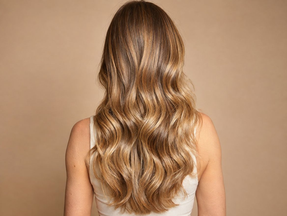 Honey balayage hair